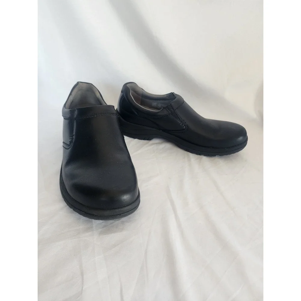 Dansko XP 2.0 Black Leather Professional Clogs Mens Size 47 Slip Resistant Work